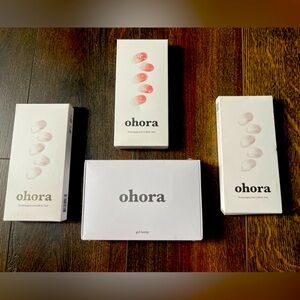 Ohora - 3 Packs + Gel Lamp - All Sealed